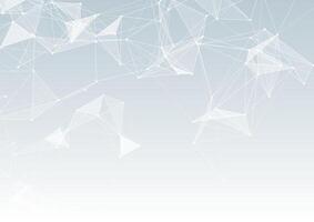 Pastel coloured abstract low poly plexus design background vector