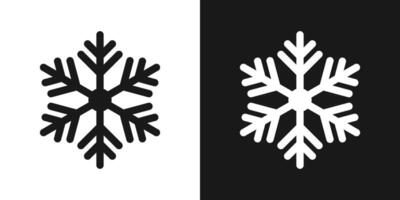 Snowflake set on isolated background. illustration vector