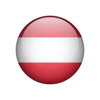 Austria flag icon isolated background. vector