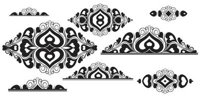 Ornamental design elements vector