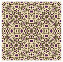 A purple and beige pattern with circles vector