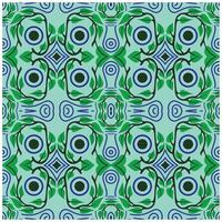 A green and blue pattern with a circular design vector