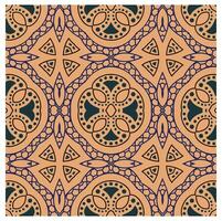 A pattern with orange and blue colors vector