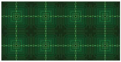 Green and black abstract pattern vector