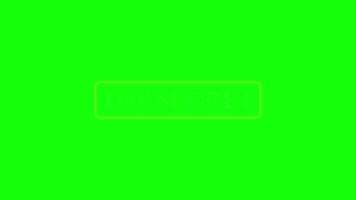 Amazing pop up animation green screen chroma key 4k template background. video