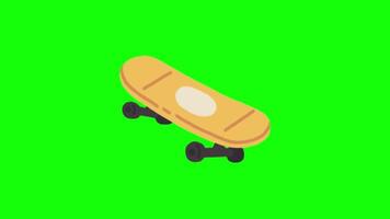 Sketching pop up animation green screen chroma key 4k template background. video