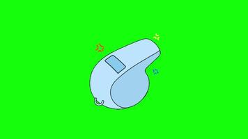Fluate pop up animation green screen chroma key 4k template background. video