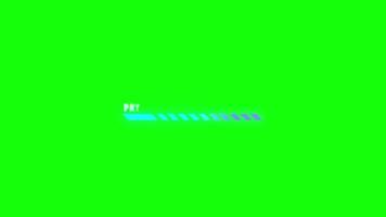 Loading pop up animation green screen chroma key 4k template background. video