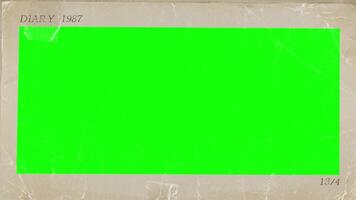 Diary pop up animation motion chroma key green screen 4k template background. video