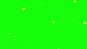 Confetti pop up animation motion chroma key green screen 4k template background. video