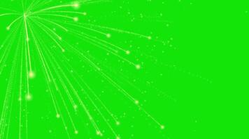 Fireworks pop up animation motion chroma key green screen 4k template background. video