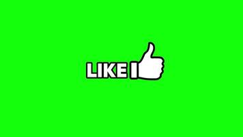 Like pop up animation motion chroma key green screen 4k template background. video