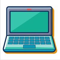 laptop computer icon vector