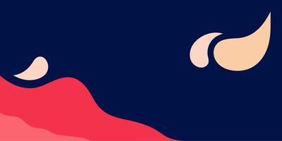 illustration of a fluidity in pink color and added with blue background vector