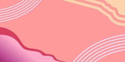 wallpaper fluidity pattern in pink color background combination with smooth line curves vector