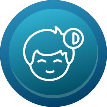 Offline status indicator Line Button vector