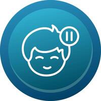 Pause symbol Line Button vector