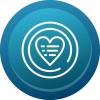 Wishlist Line Button vector