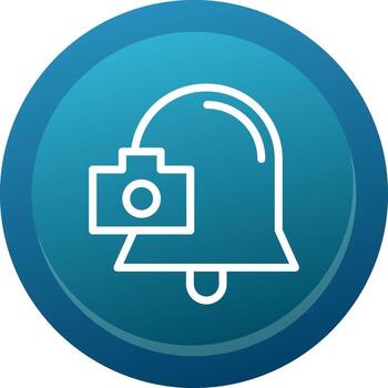 Camera Line Button vector