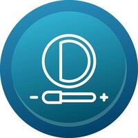 Contrast adjustment Line Button vector