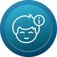 Information Line Button Line Button vector