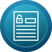 Accessible forms Line Button vector
