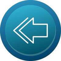 Previous Line Button vector
