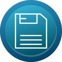 Save Line Button vector