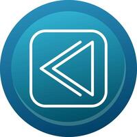 Backward Line Button vector