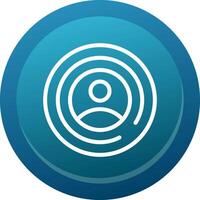 My Account Line Button vector