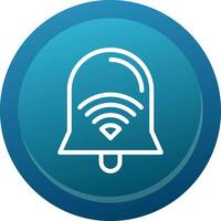 Wi-Fi Signal Line Button vector