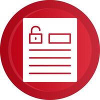 Accessible forms Glyph Gradient Button vector
