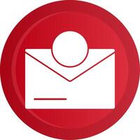 Notification Dot Glyph Gradient Button vector