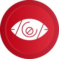 Visual impairment Glyph Gradient Button vector
