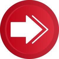 Next Glyph Gradient Button vector