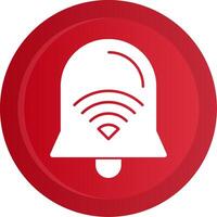 Wi-Fi Signal Glyph Gradient Button vector