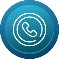 Contact Line Button vector