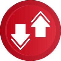 Expand Glyph Gradient Button vector