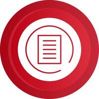 Terms of Service Glyph Gradient Button vector