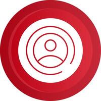My Account Glyph Gradient Button vector