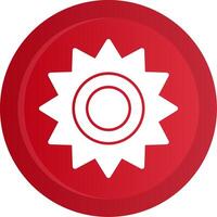 Settings Glyph Gradient Button vector