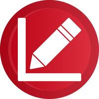 Edit Glyph Gradient Button vector