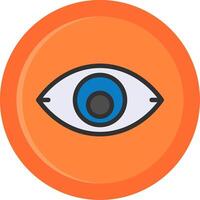 View Line Filled Circle vector