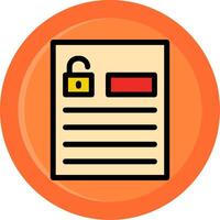 Accessible forms Line Filled Circle vector