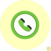 Contact Flat Shadow vector