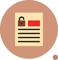 Accessible forms Flat Shadow vector