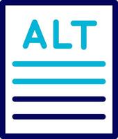 Alt text Blue Mixed vector