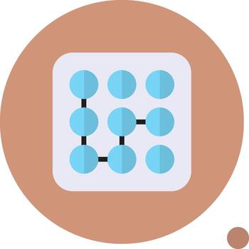 modelo plano sombra vector