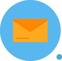 Envelope Flat Shadow vector