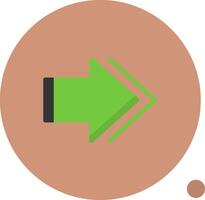 Next Flat Shadow vector